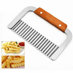Stainless Steel French Fry Cutter with Wave Knife