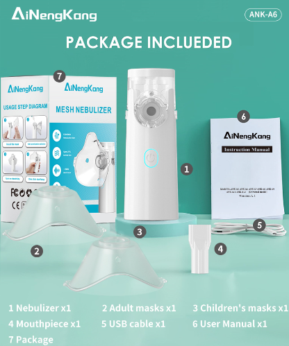 Portable Nebulizer Handheld Asthma Inhaler Device