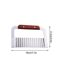 Stainless Steel French Fry Cutter with Wave Knife