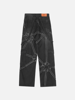 Spider Denim Pants