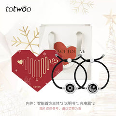 Totwoo Smart Bracelet with Flash & Vibration for Couples