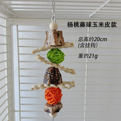Parrot Chew Toys and Bird Cage Decor (For Mental Stimulation)