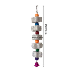 1PC Pet Teeth Grinding Volcanic Rock Toy for Parrots Hamsters Cage Accessories Bird Toy Chewing Toy
