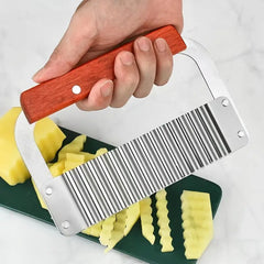 Stainless Steel French Fry Cutter with Wave Knife