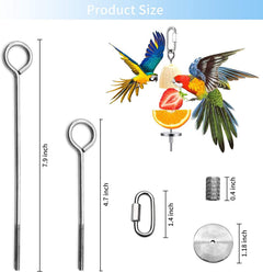 3Pcs Bird Food Holder