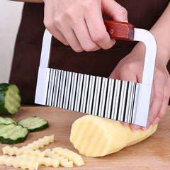 Stainless Steel French Fry Cutter with Wave Knife