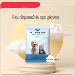 Pet Cleaning Gloves & Wipes