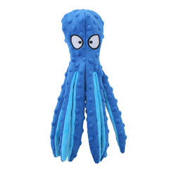 Interactive Bite-resistant Plush Octopus Pet Toy